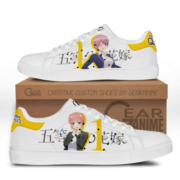 5-Toubun no Hanayome Ichika Nakano Skate Shoes Custom Anime Sneakers 1