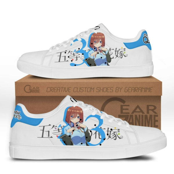 5-Toubun no Hanayome Miku Nakano Skate Shoes Custom Anime Sneakers 1