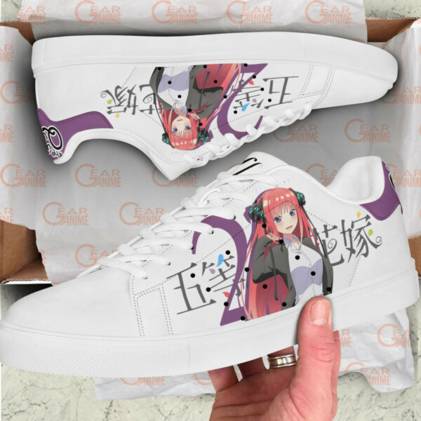 5-Toubun no Hanayome Nino Nakano Skate Shoes Custom Anime Sneakers 2