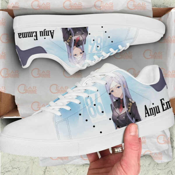 86 Eighty Six Anju Emma Skate Shoes Custom Anime Sneakers 2