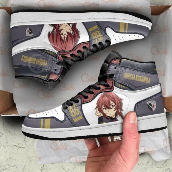 86 Eighty Six Kurena Kukumila Shoes Custom Anime Sneakers 2