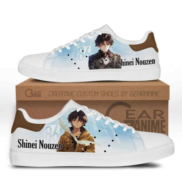 86 Eighty Six Shinei Nouzen Skate Shoes Custom Anime Sneakers 1