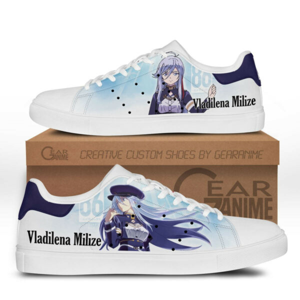 86 Eighty Six Vladilena Milize Skate Shoes Custom Anime Sneakers 1