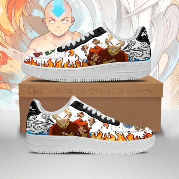 Aang Avatar Airbender Shoes Four Nation Tribes Avatar Anime Sneakers 1