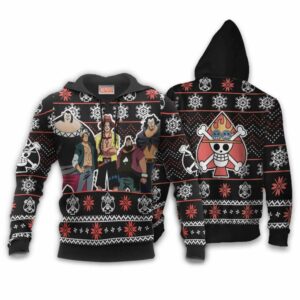 Ace Spade Pirates Ugly Christmas Sweater Custom Anime One Piece XS12 7