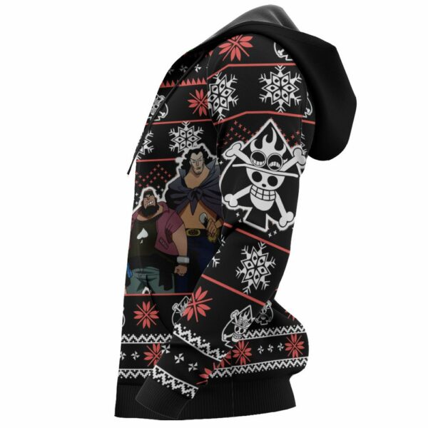 Ace Spade Pirates Ugly Christmas Sweater Custom Anime One Piece XS12 5