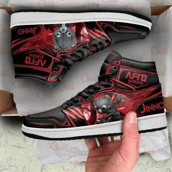 Afro Samurai Jinno Shoes Custom Anime Sneakers MN11 4