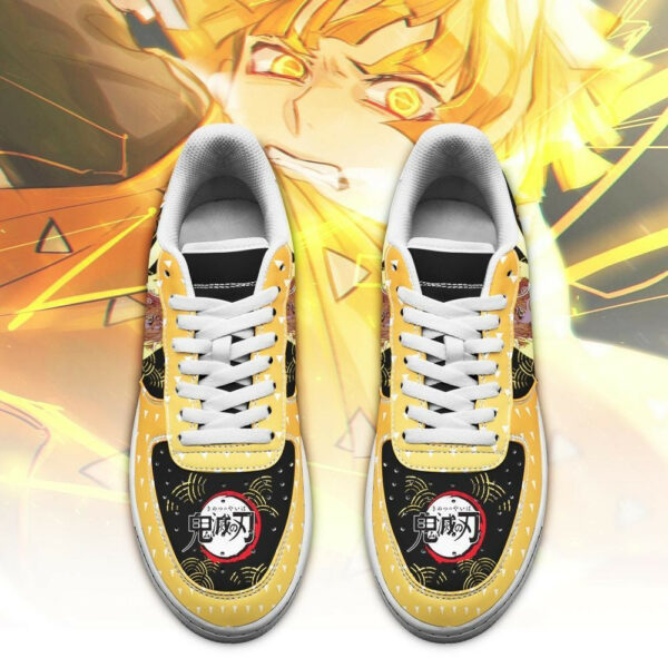 Agatsuma Zenitsu Air Shoes Custom Demon Slayer Anime Sneakers 2