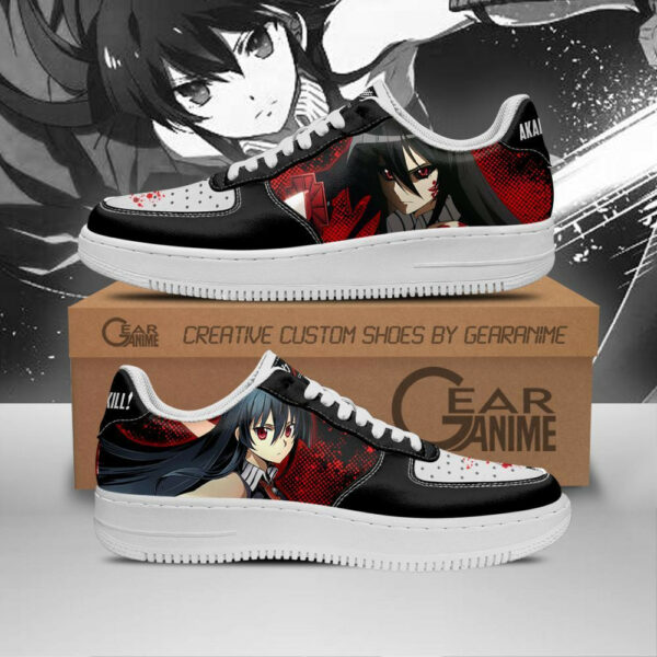 Akame Air Sneakers Custom Anime Akame Ga Kill Shoes PT11 1