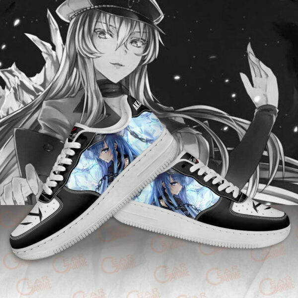 Akame Ga Kill Esdeath Air Sneakers Custom Anime Shoes PT11 4