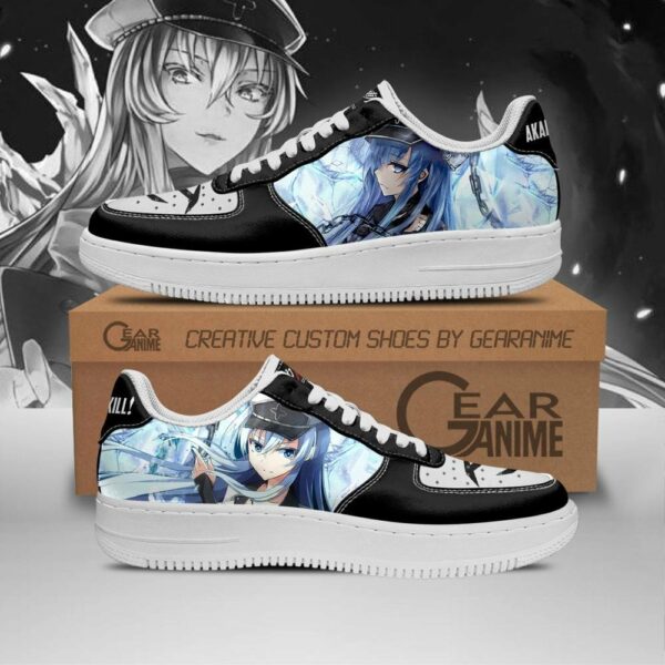 Akame Ga Kill Esdeath Air Sneakers Custom Anime Shoes PT11 1