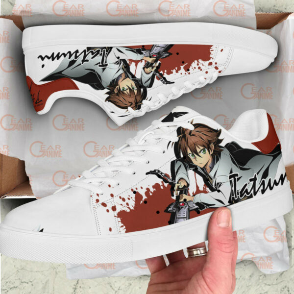 Akame Ga Kill Tatsumi Skate Shoes Custom Anime Sneakers 2