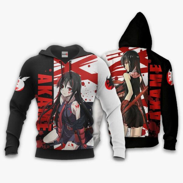 Akame Hoodie Custom Anime Akame ga Kill Merch Clothes 3