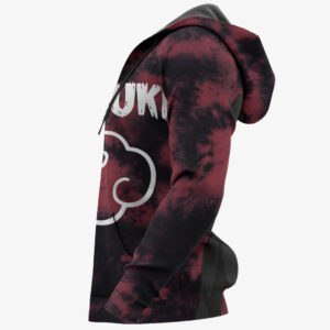 Akatsuki Black Zetsu Hoodie Custom Anime Naruto Merch Clothes Tie Dye Style 11