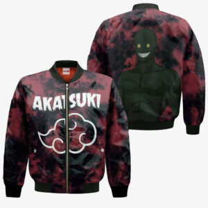 Akatsuki Black Zetsu Hoodie Custom Anime Naruto Merch Clothes Tie Dye Style 9