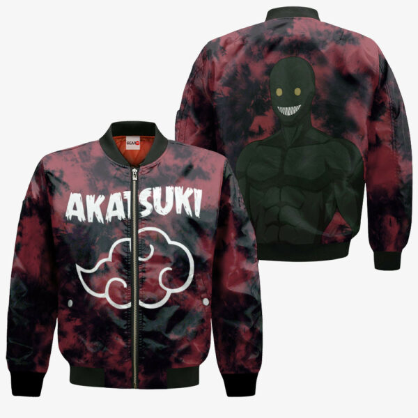 Akatsuki Black Zetsu Hoodie Custom Anime Naruto Merch Clothes Tie Dye Style 4