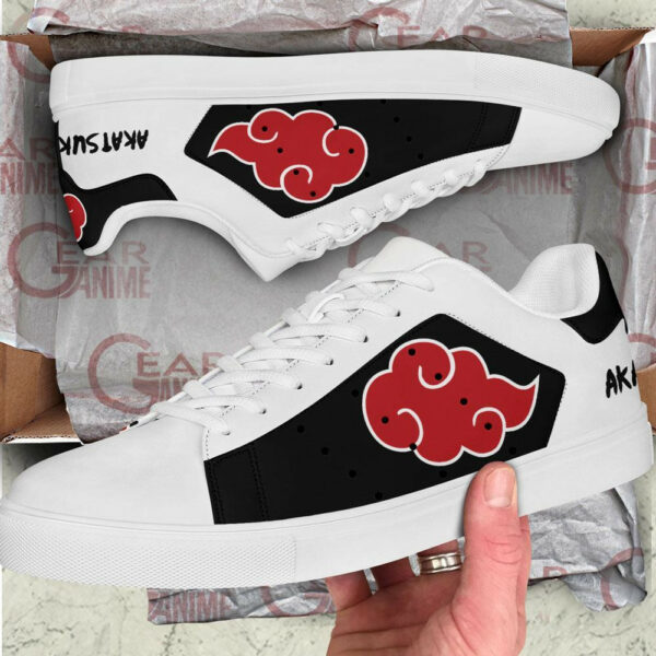 Akatsuki Cloud Skate Shoes Anime Custom Sneakers PN09 2