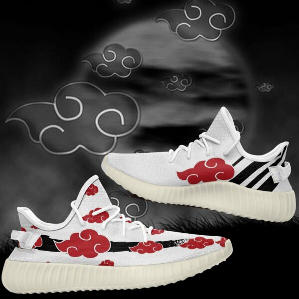 Akatsuki Cloud Shoes White Naruto Anime Sneakers 4