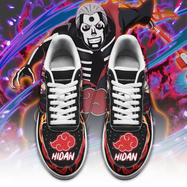 Akatsuki Hidan Shoes Custom Anime Sneakers Leather 2