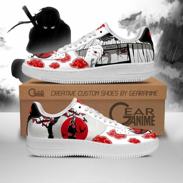 Akatsuki Itachi Air Shoes Custom Japan Style Anime Sneakers 1