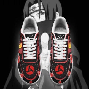 Akatsuki Itachi Air Shoes Fire Ball Jutsu Custom Anime Sneakers 6