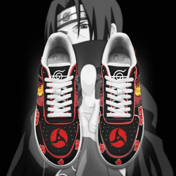 Akatsuki Itachi Air Shoes Fire Ball Jutsu Custom Anime Sneakers 3
