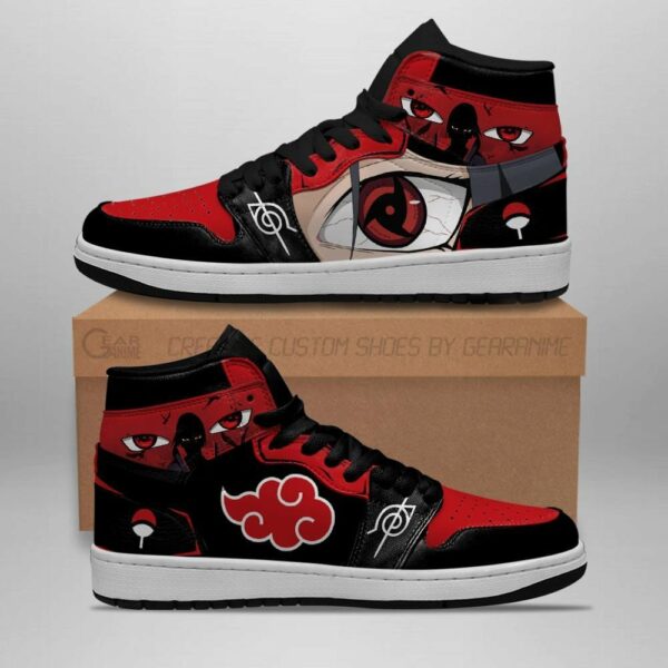 Akatsuki Itachi Sharingan Eyes Shoes Custom Anime Sneakers 2