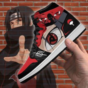 Akatsuki Itachi Sharingan Eyes Shoes Custom Anime Sneakers 7