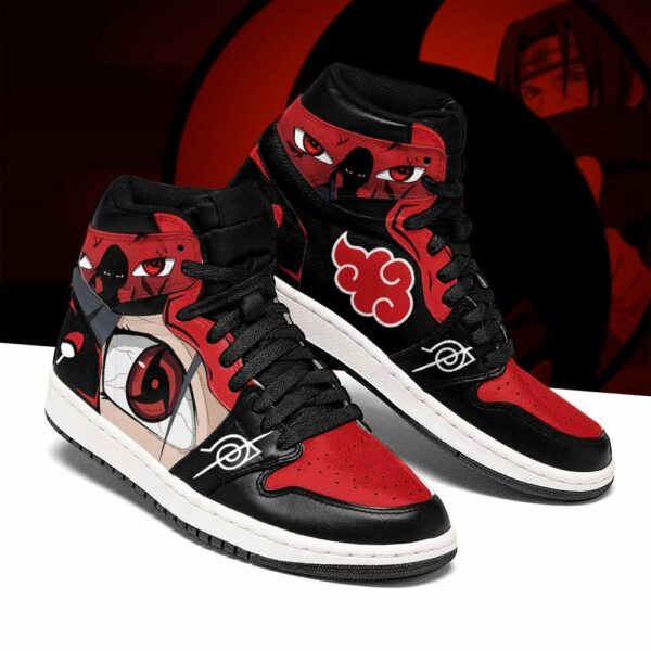 Akatsuki Itachi Sharingan Eyes Shoes Custom Anime Sneakers 1