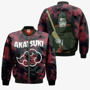 Akatsuki Kisame Hoshigaki Hoodie Custom Anime Naruto Merch Clothes Tie Dye Style 9