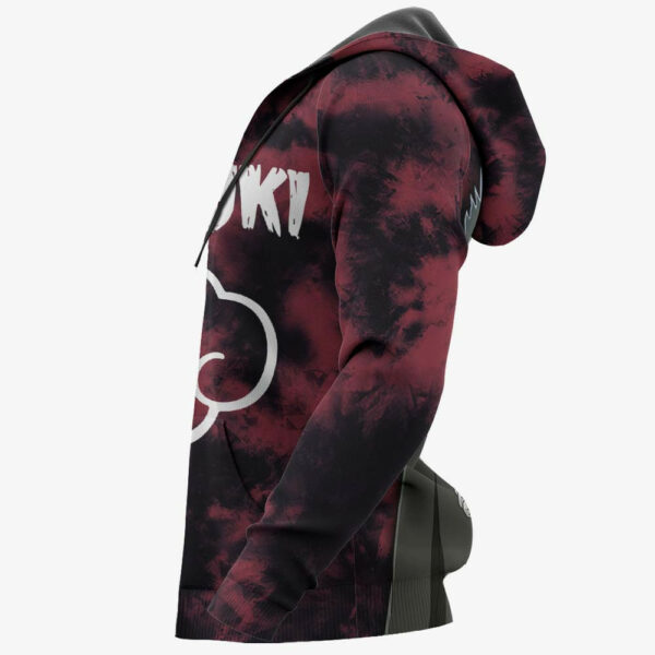 Akatsuki Kisame Hoshigaki Hoodie Custom Anime Naruto Merch Clothes Tie Dye Style 6