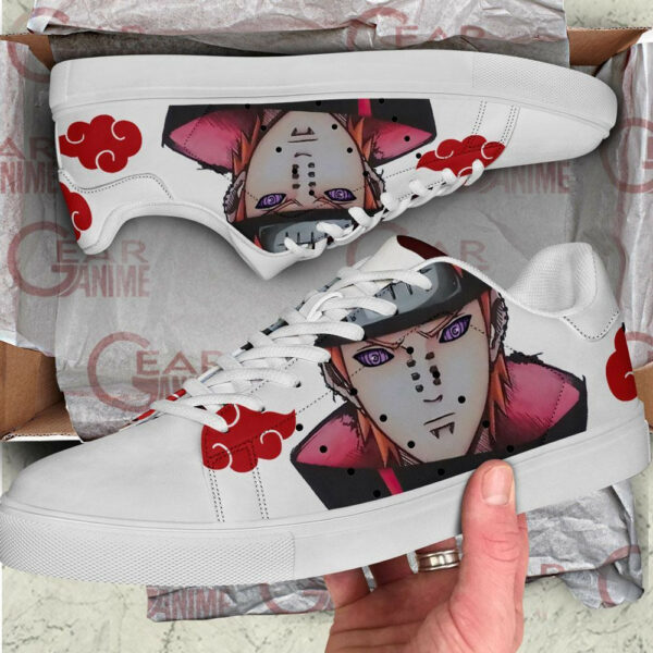 Akatsuki Nagato Pain Skate Shoes Anime Custom Sneakers PN09 2