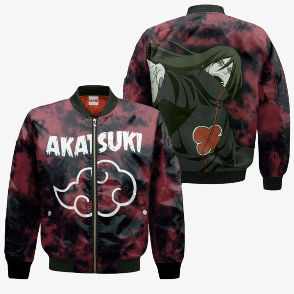 Akatsuki Orochimaru Hoodie Custom Anime Naruto Merch Clothes Tie Dye Style 4