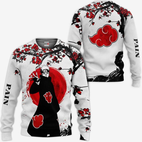 Akatsuki Pain Hoodie Custom Cherry Blossom Anime Naruto Merch Clothes 2