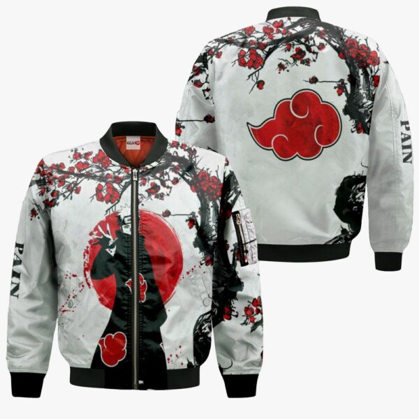 Akatsuki Pain Hoodie Custom Cherry Blossom Anime Naruto Merch Clothes 4