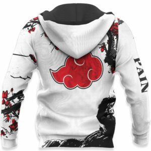 Akatsuki Pain Hoodie Custom Cherry Blossom Anime Naruto Merch Clothes 10