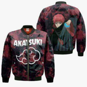 Akatsuki Sasori Hoodie Custom Anime Naruto Merch Clothes Tie Dye Style 9