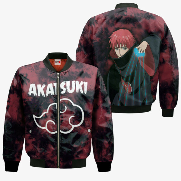 Akatsuki Sasori Hoodie Custom Anime Naruto Merch Clothes Tie Dye Style 4