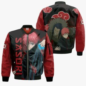 Akatsuki Sasori Hoodie Shirt Naruto Anime Zip Jacket 9