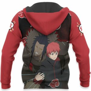 Akatsuki Sasori Hoodie Shirt Naruto Anime Zip Jacket 10