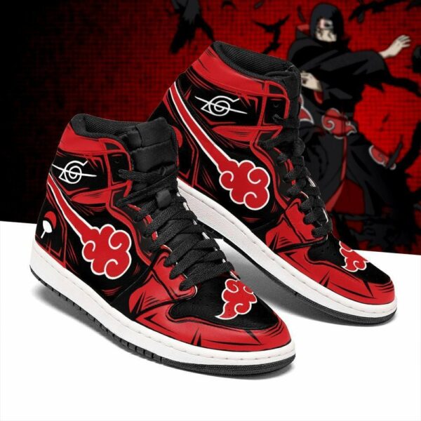 Akatsuki Shoes Custom Cloud Symbol Naruto Best Anime Sneakers 1