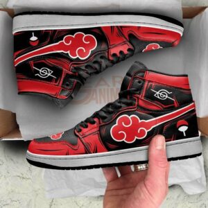 Akatsuki Shoes Custom Cloud Symbol Naruto Best Anime Sneakers 9