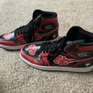 Akatsuki Shoes Custom Cloud Symbol Naruto Best Anime Sneakers 12