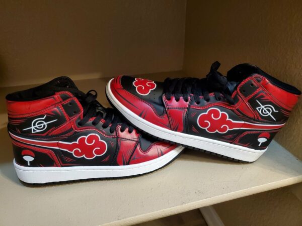 Akatsuki Shoes Custom Cloud Symbol Naruto Best Anime Sneakers 5