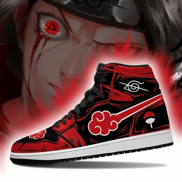 Akatsuki Shoes Custom Itachi Symbol Naruto Anime Sneakers 2