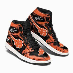 Akatsuki Shoes Orange Custom Anime Sneakers For Fans 6