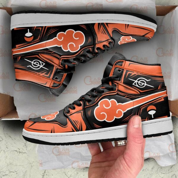 Akatsuki Shoes Orange Custom Anime Sneakers For Fans 2