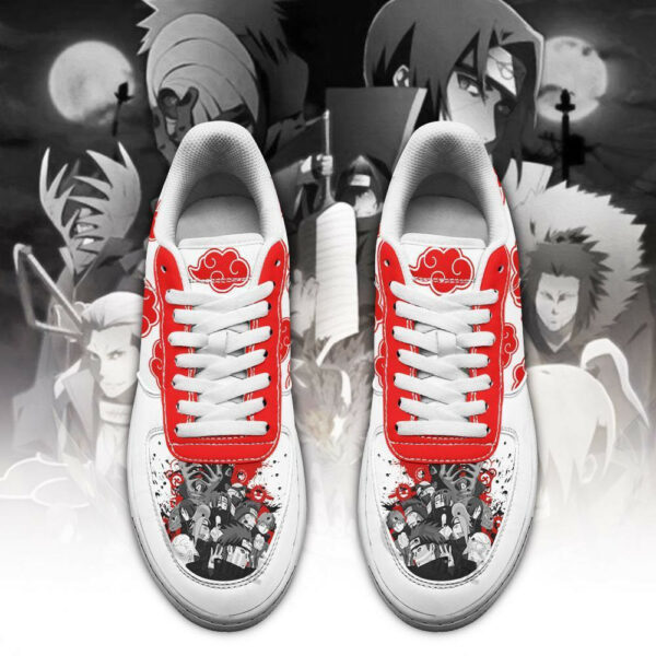 Akatsuki Sneakers Sneakers Anime Custom Sneakers White 2