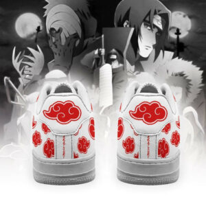 Akatsuki Sneakers Sneakers Anime Custom Sneakers White 5