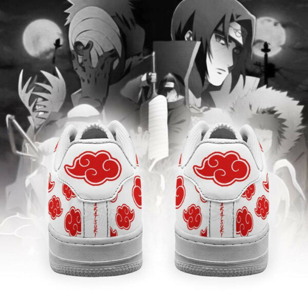 Akatsuki Sneakers Sneakers Anime Custom Sneakers White 3
